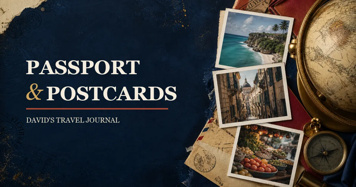 Passport & Postcards website snapshot